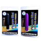 2 Pack C-POP 10 SPEED AND FUNCTION VIBRATING BULLET - COLOR CHOICE