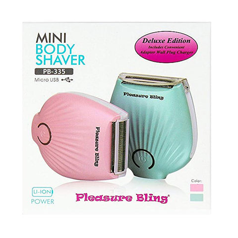 Pleasure Bling Mini Body Shaver Rechargeable Hair Removal Body Razor